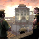 Infamous' Cole and Zeke stand looking out over New Marais.